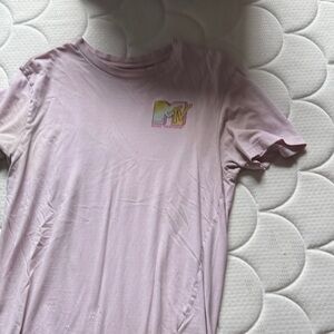 MTV Pink Short Sleeve Tee